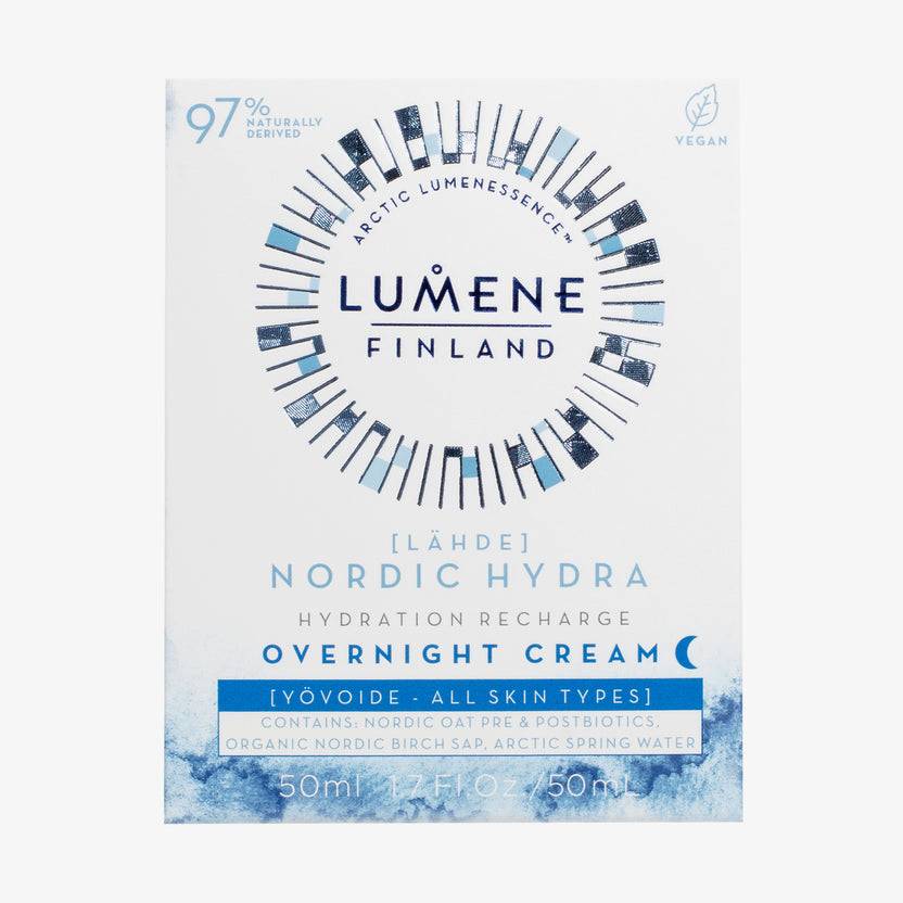 Lumene NORDIC HYDRA [LAHDE] Hydration Recharge Overnight Cream (50ml)