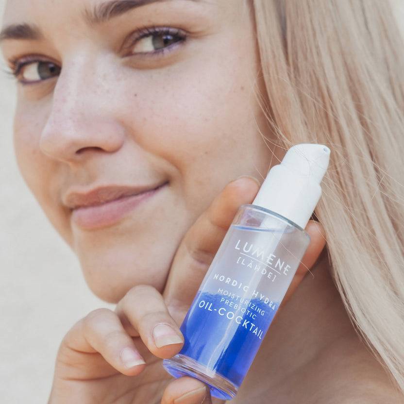 Lumene NORDIC HYDRA [LAHDE] Moisturizing Prebiotic Oil-Cocktail (30ml)