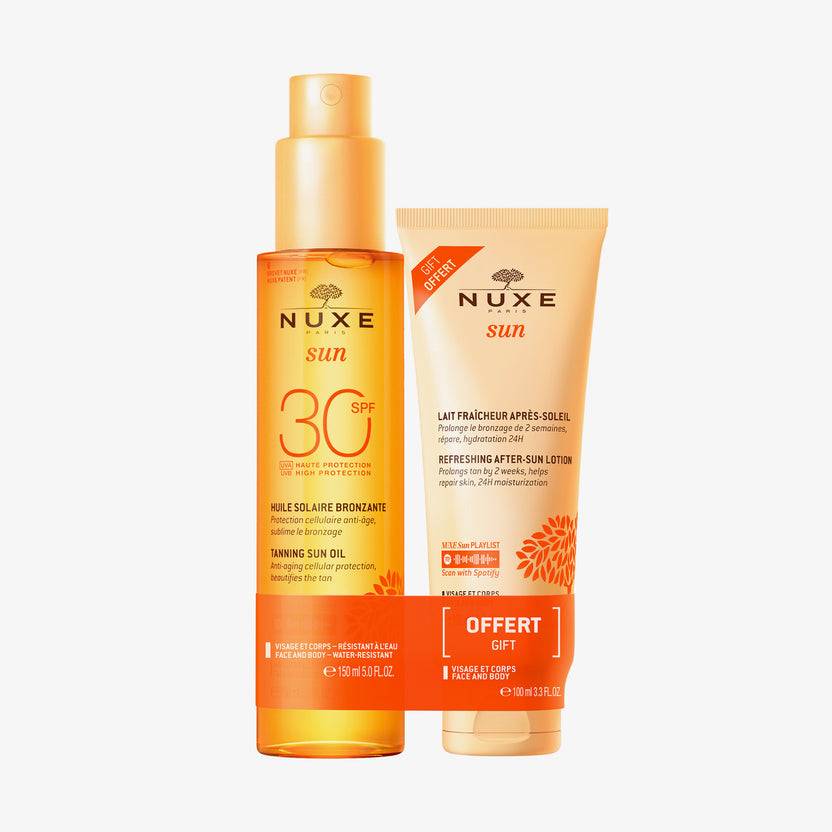 NUXE Nuxe Sun Set Sonnenöl LSF + Gratis After-Sun (200ml)
