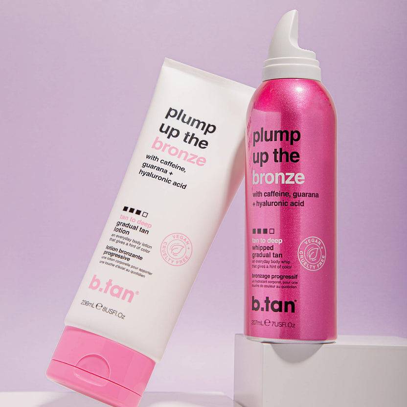 B.tan Plump Up The Bronze - Tan To Deep Everyday Glow Lotion (236ml)