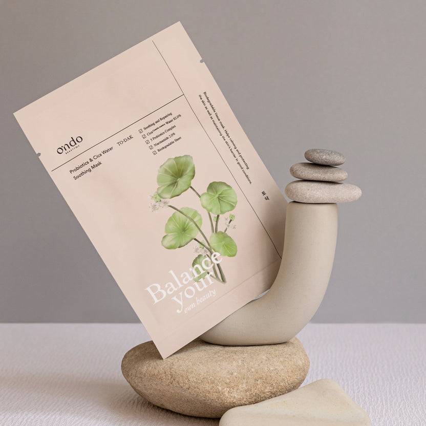 Ondo Beauty 36.5 Probiotics & Cica Water Soothing Mask To-Dak (25ml)