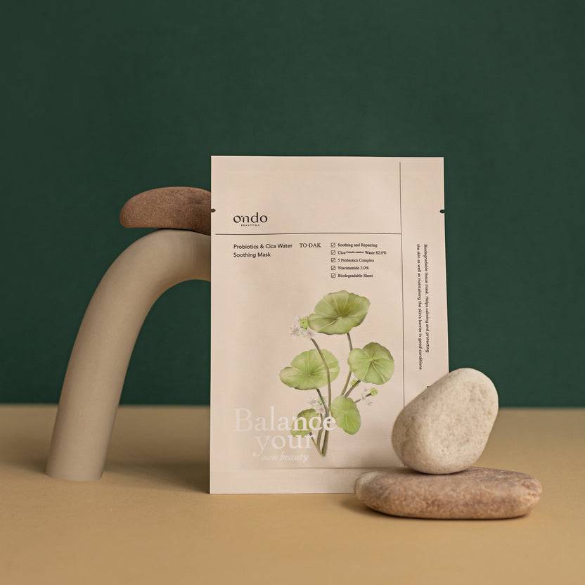 Ondo Beauty 36.5 Probiotics & Cica Water Soothing Mask To-Dak (25ml)