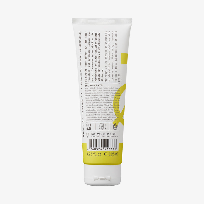 Nø Cosmetics Pure Tøday AHA/PHA Peeling Cleanser (125ml)