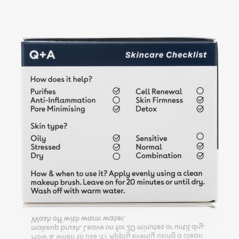 Q + A Skin Activated Charcoal Face Mask 50g (50g)