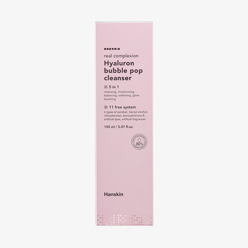 Hanskin Real Complexion Hyaluron Bubble Pop Cleanser (150ml)