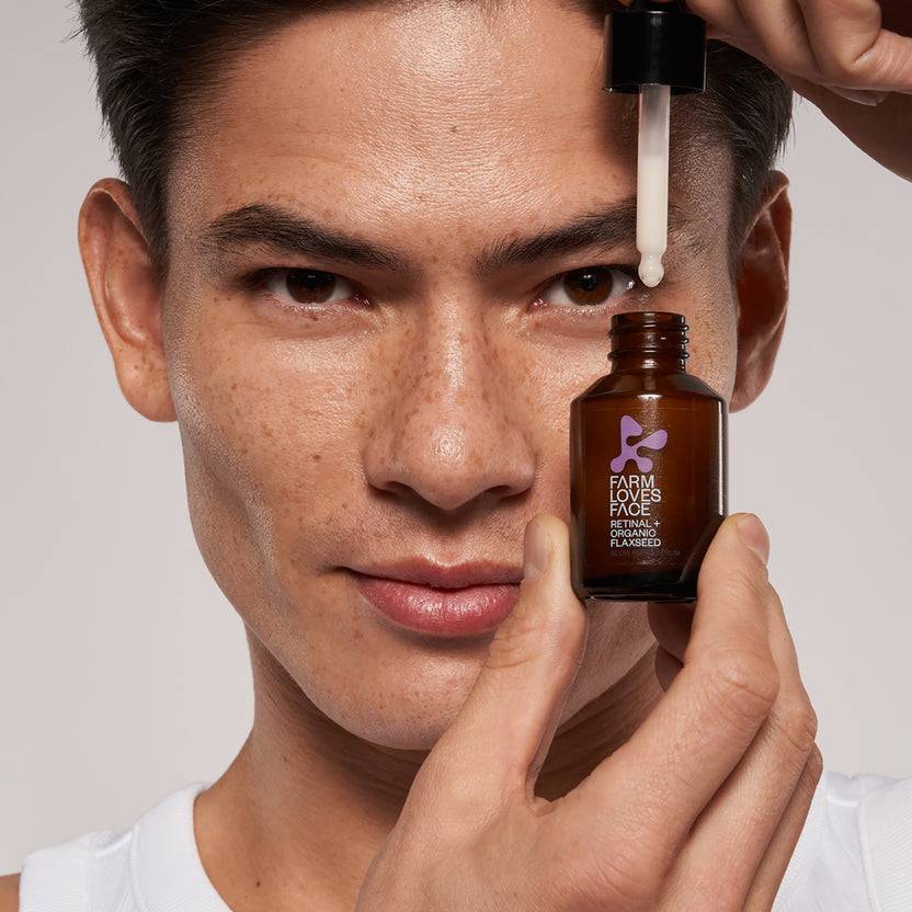 Farm Loves Face Retinal + Organic Flaxseed Slow Aging Serum (28ml)