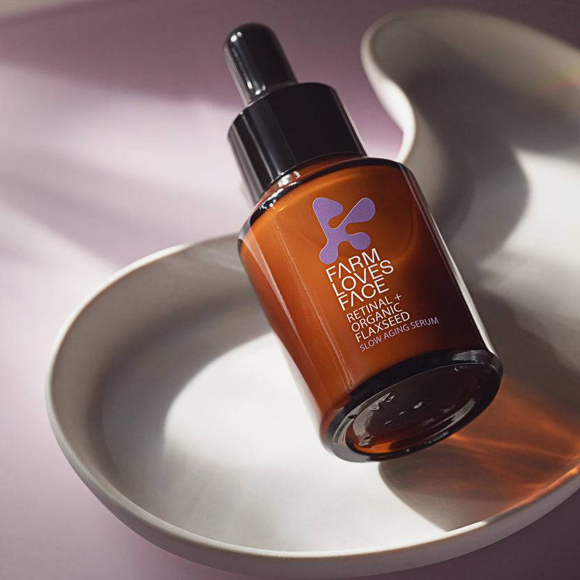 Farm Loves Face Retinal + Organic Flaxseed Slow Aging Serum (28ml)