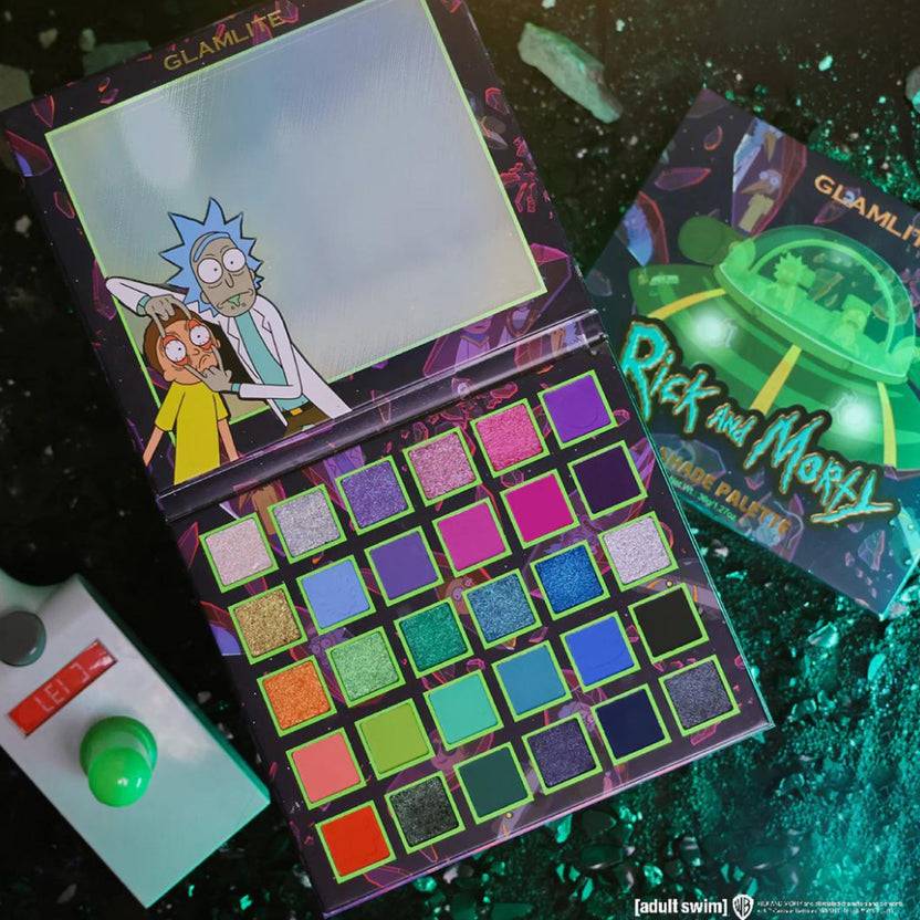 Glamlite Cosmetics Rick And Morty X Glamlite 30 Shade Palette (36g)