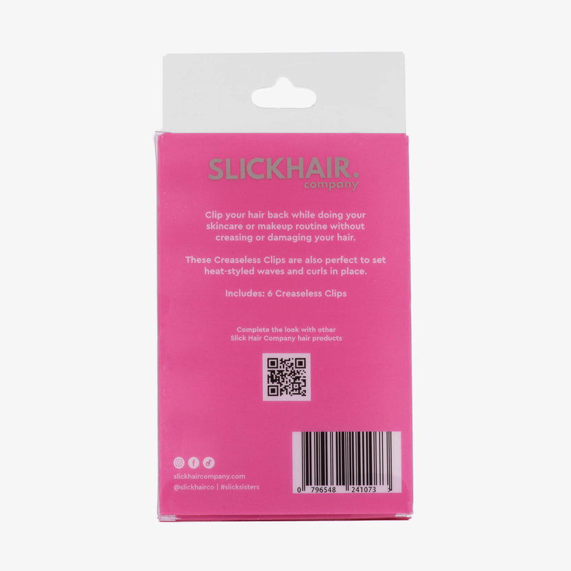 Slick Hair Creaseless Clips (6 Pack)
