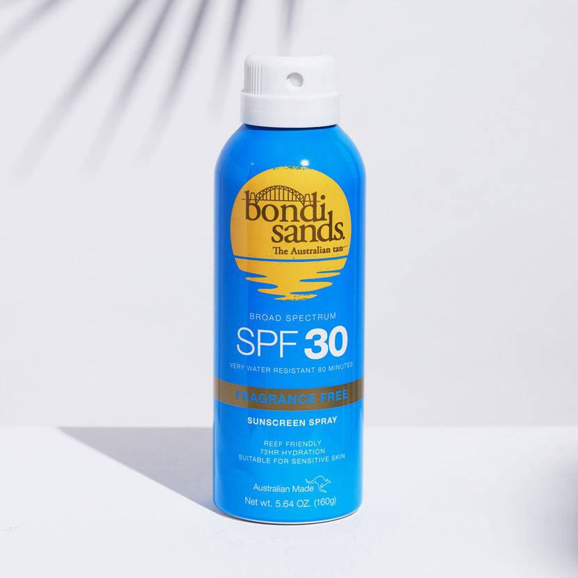 Bondi Sands SPF 30 Aerosol Mist Spray Fragrance Free (160g)