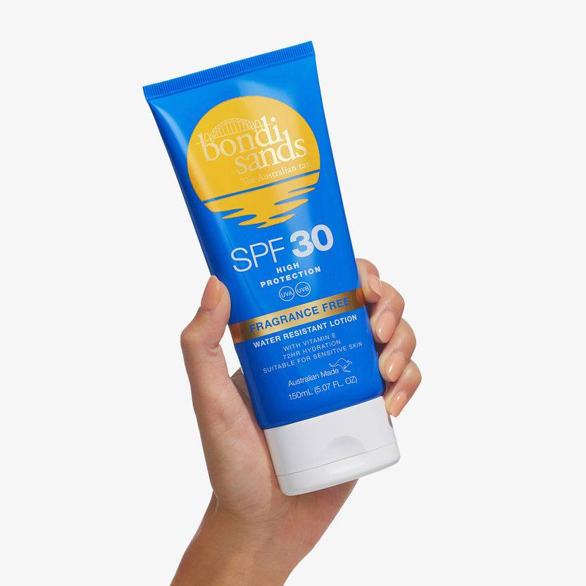 Bondi Sands SPF 30 High Protection Lotion Fragrance Free (150ml)