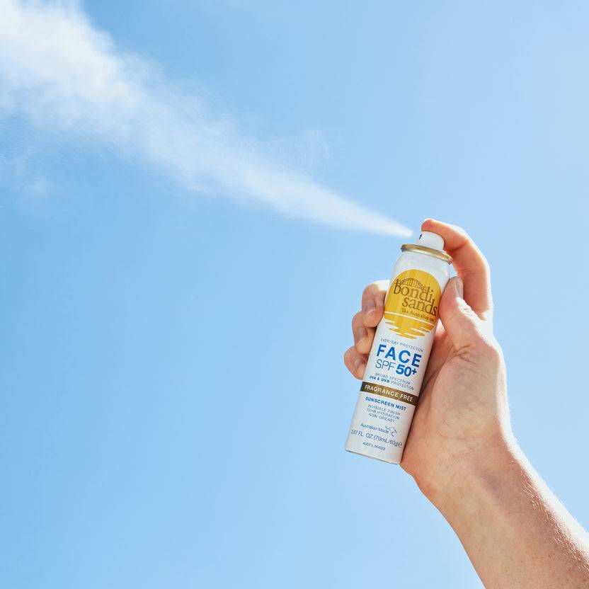 Bondi Sands SPF 50+ Fragrance Free Sunscreen Face Mist (60g)