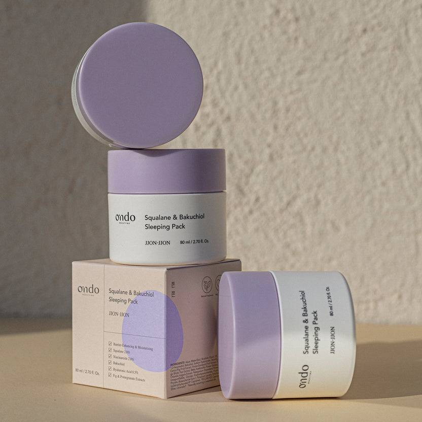 Ondo Beauty 36.5 Squalane & Bakuchiol Sleeping Pack Jjon-Jjon (80ml)