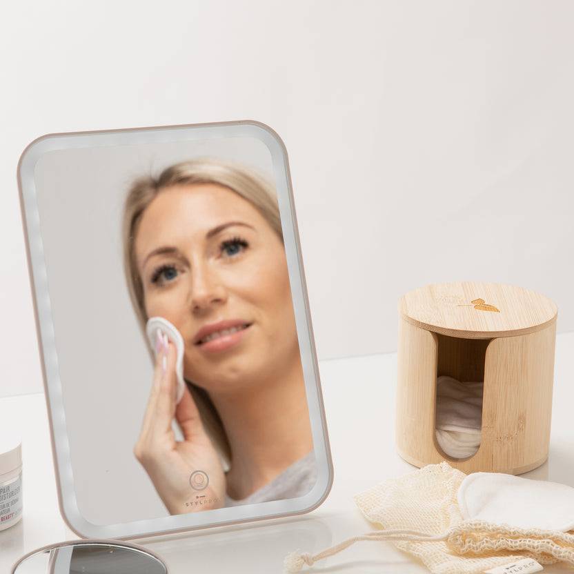 STYLPRO Bamboo Barrel With 8 Pads & Wash Bag