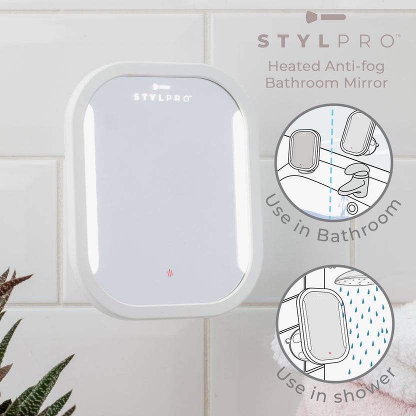 STYLPRO Clear View Anti-Fog Bathroom Mirror
