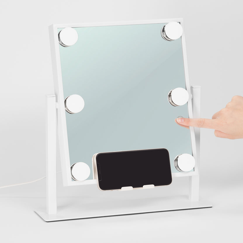 STYLPRO Glam & Groove Hollywood Blue Tooth Mirror