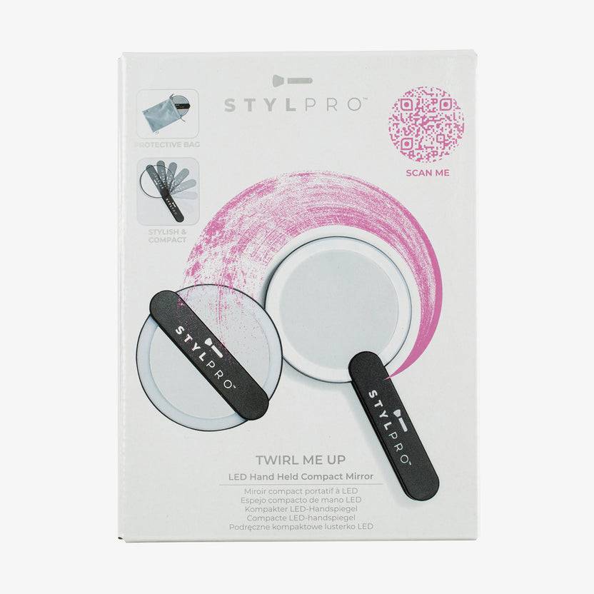 STYLPRO Twirl Me Up LED Hand Held Compact Mirror