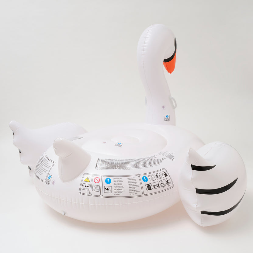 SUNNYLiFE Luxe Ride-On Float Swan