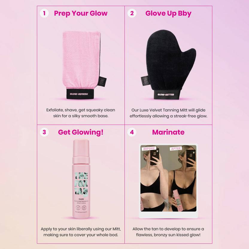 The Fox Tan Dark Tropical Self-Tan Mousse (200ml)