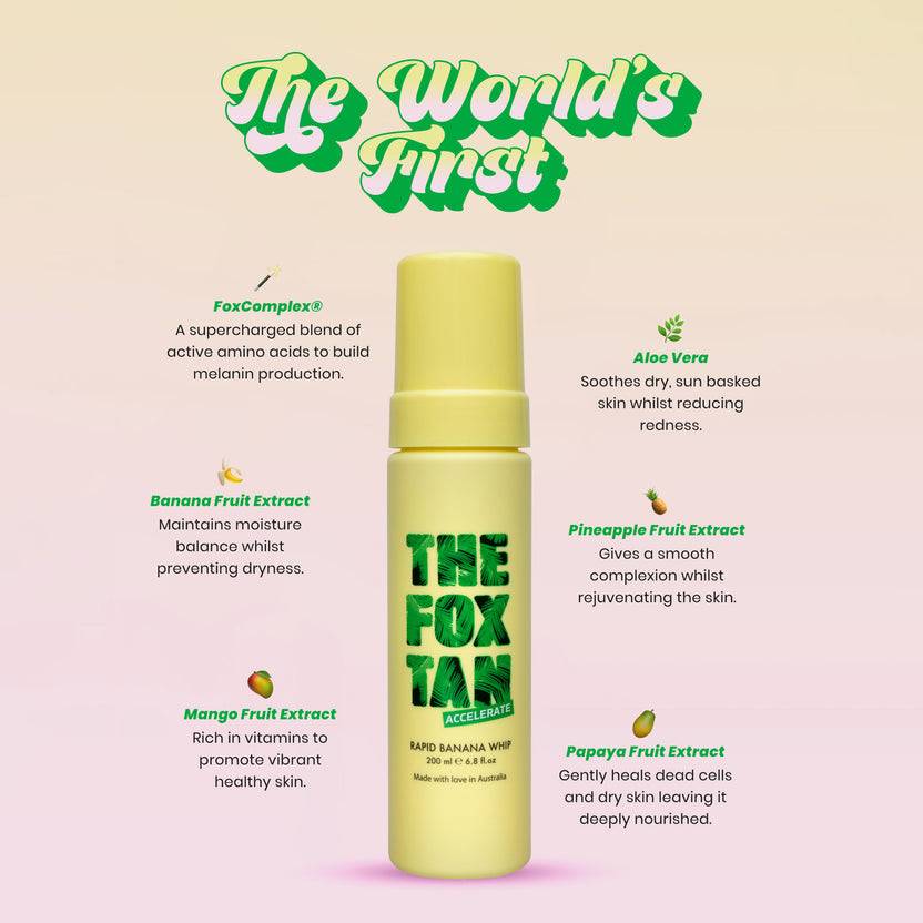 The Fox Tan Rapid Banana Whip (200ml)