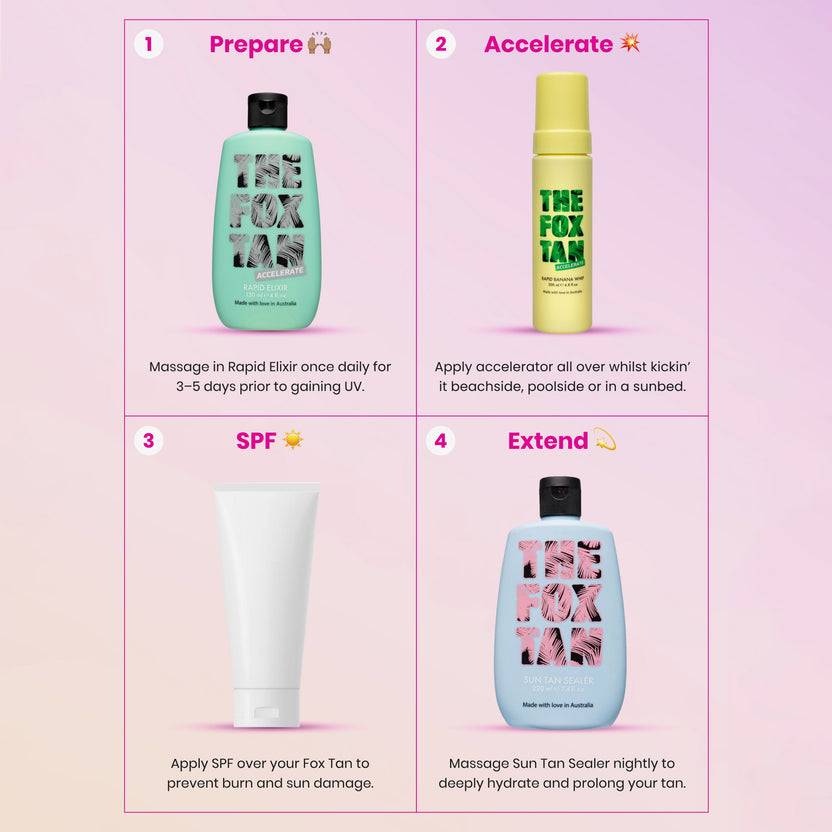 The Fox Tan Rapid Banana Whip (200ml)