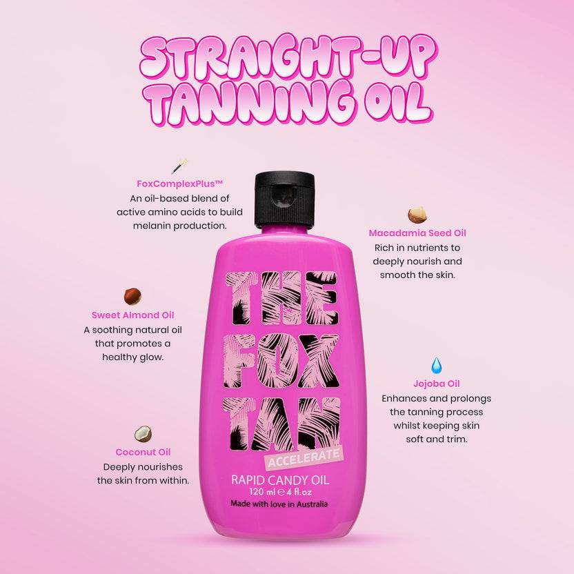 The Fox Tan Rapid Candy Oil (120ml)