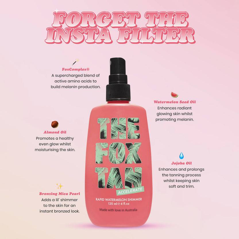 The Fox Tan Rapid Watermelon Shimmer (120ml)