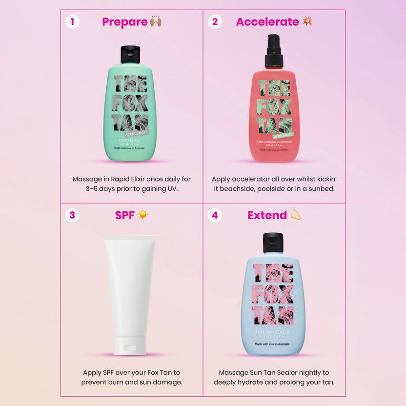 The Fox Tan Rapid Watermelon Shimmer (120ml)