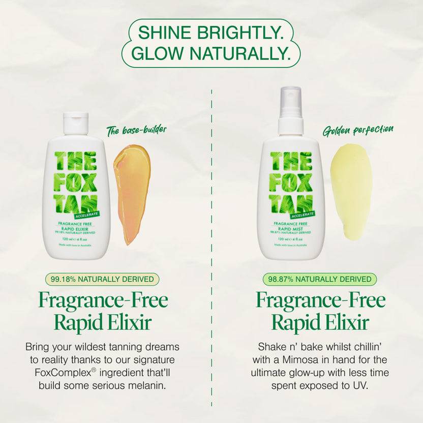 The Fox Tan The Glow Bundle - Fragrance Free (460ml)