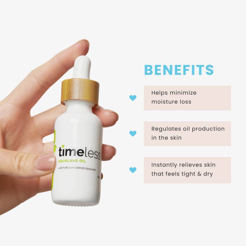 Timeless Skin Care Squalane Oil 100% Pure (240ml)
