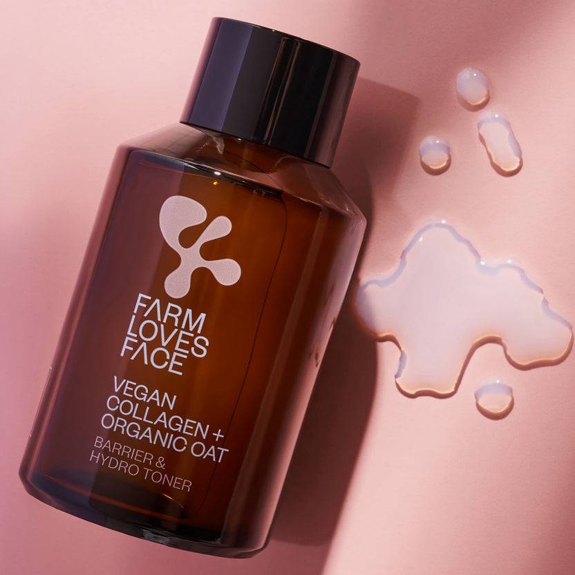 Farm Loves Face Vegan Collagen + Organic Oat Barrier & Hydro Toner (100ml)