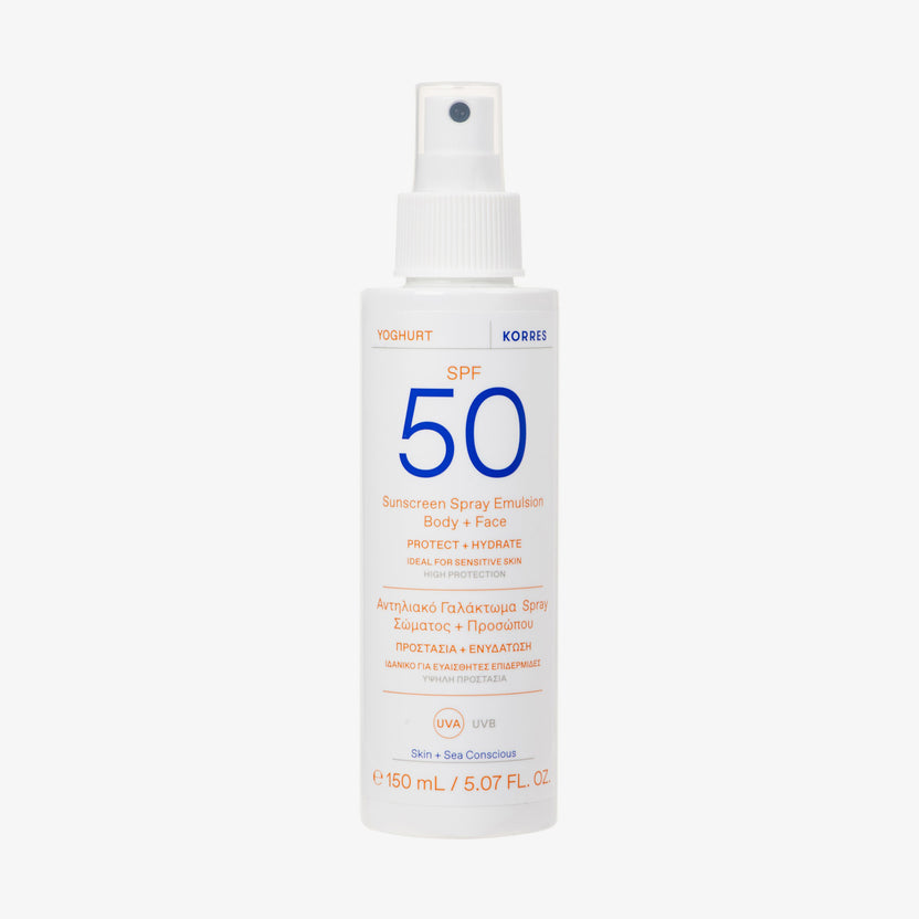 KORRES Yoghurt Sonnenspray-Emulsion Für Gesicht Und Körper (150ml)
