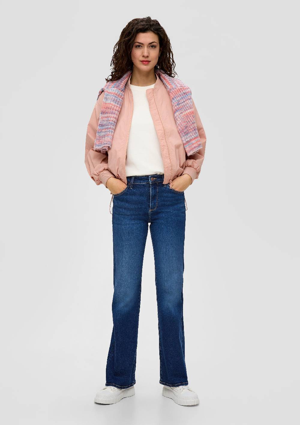 S.Oliver 360° Denim / Jeans / Slim Fit / High Rise / Flared Leg