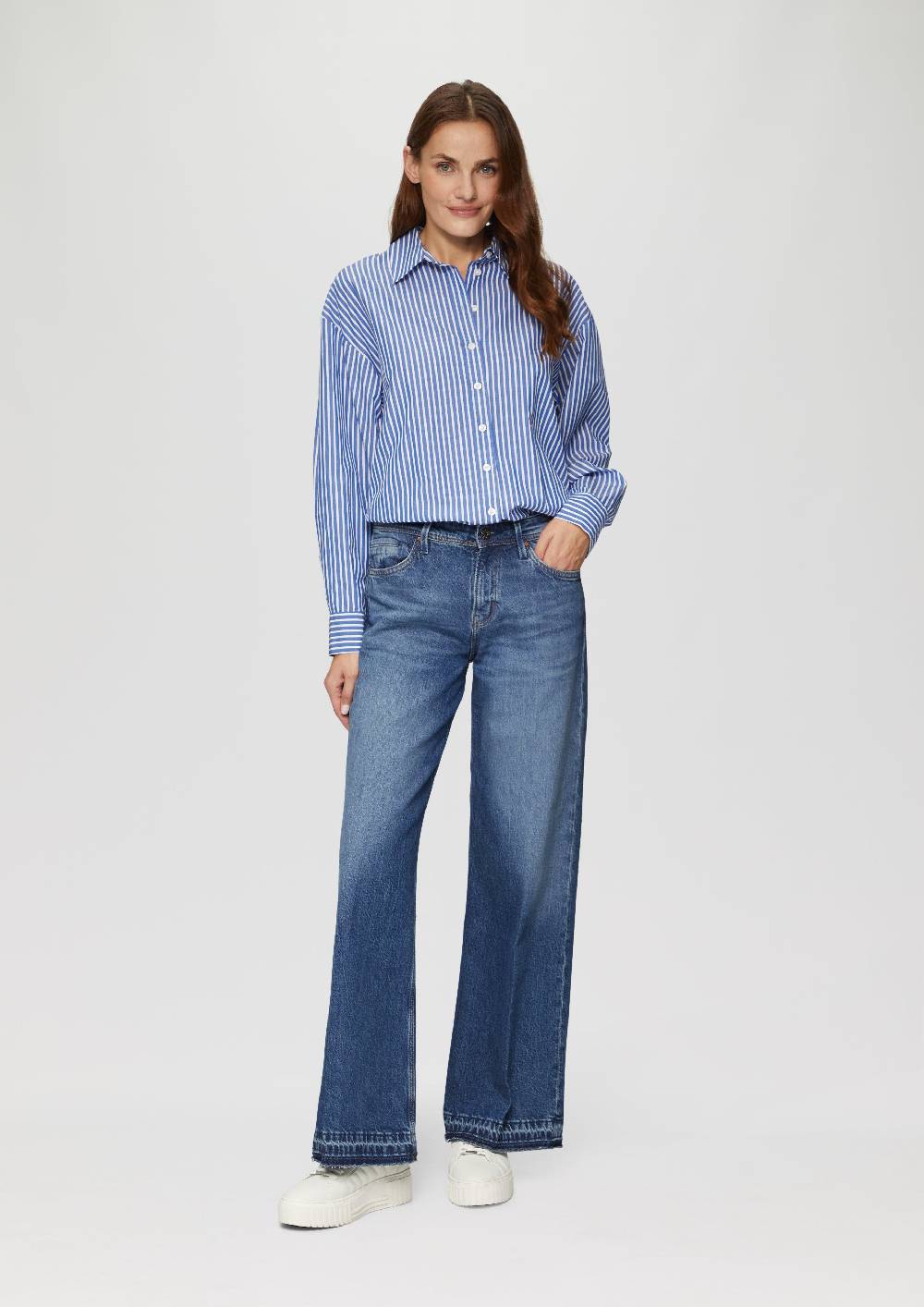 S.Oliver 360° Denim / Jeans Suri / Regular Fit / Low Rise / Wide Leg