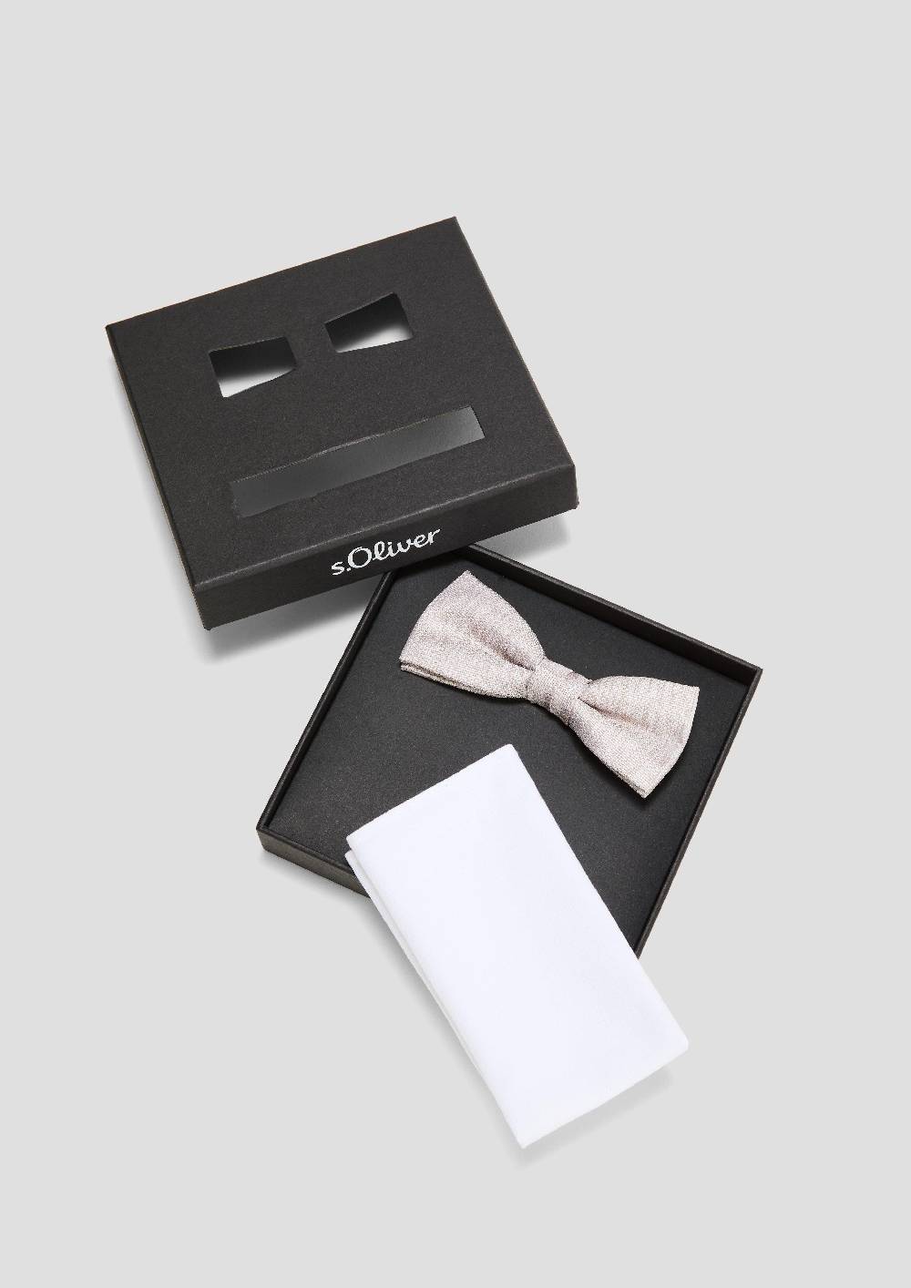 S.Oliver Accessoires-Box Mit Fliege Und Einstecktuch