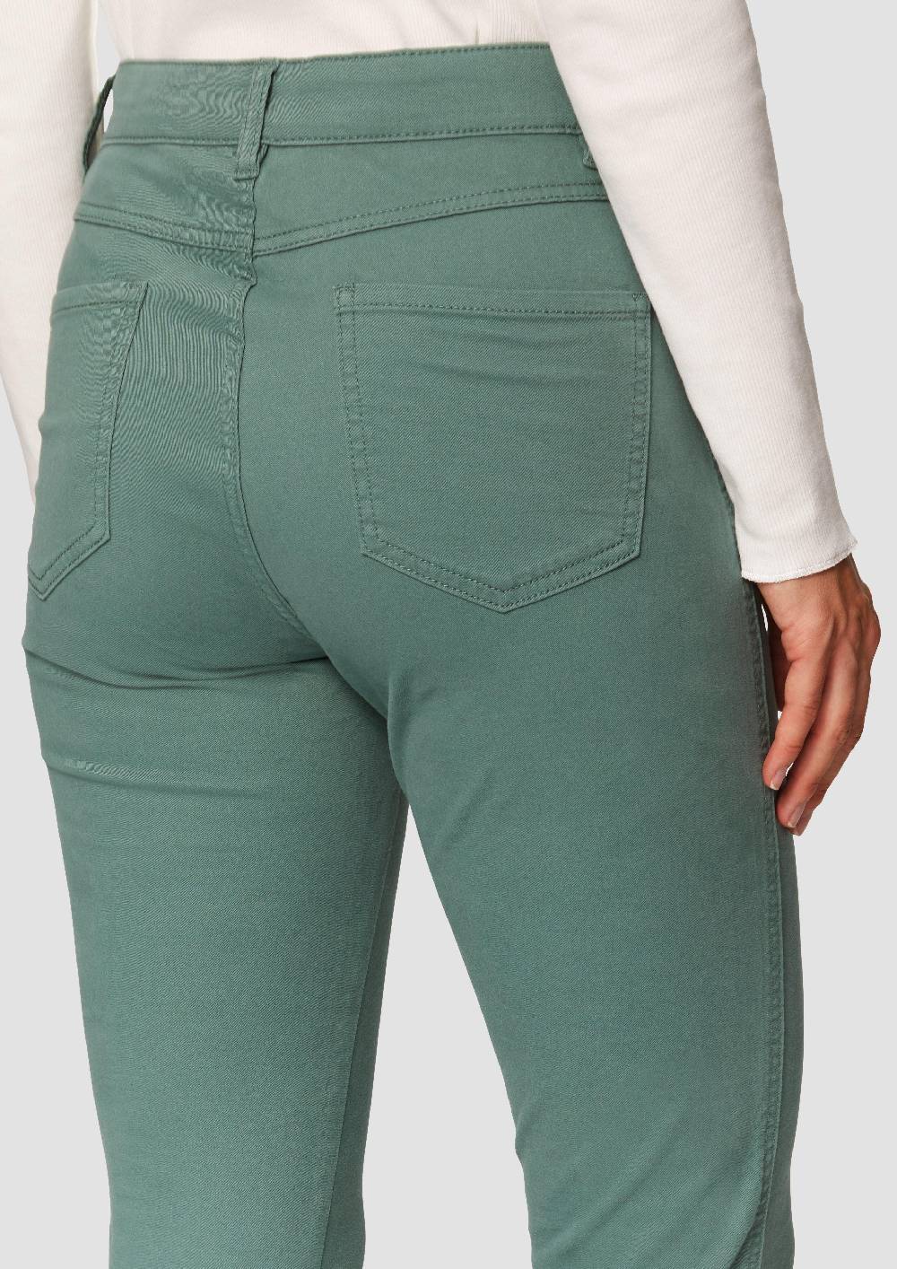 S.Oliver Ankle-Hose Im Slim Fit Mit Mittelhohem Bund