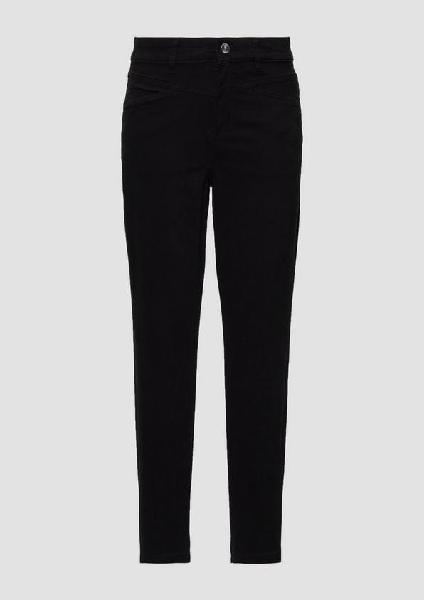 s.Oliver Ankle-Hose im Slim Fit mit mittelhohem Bund