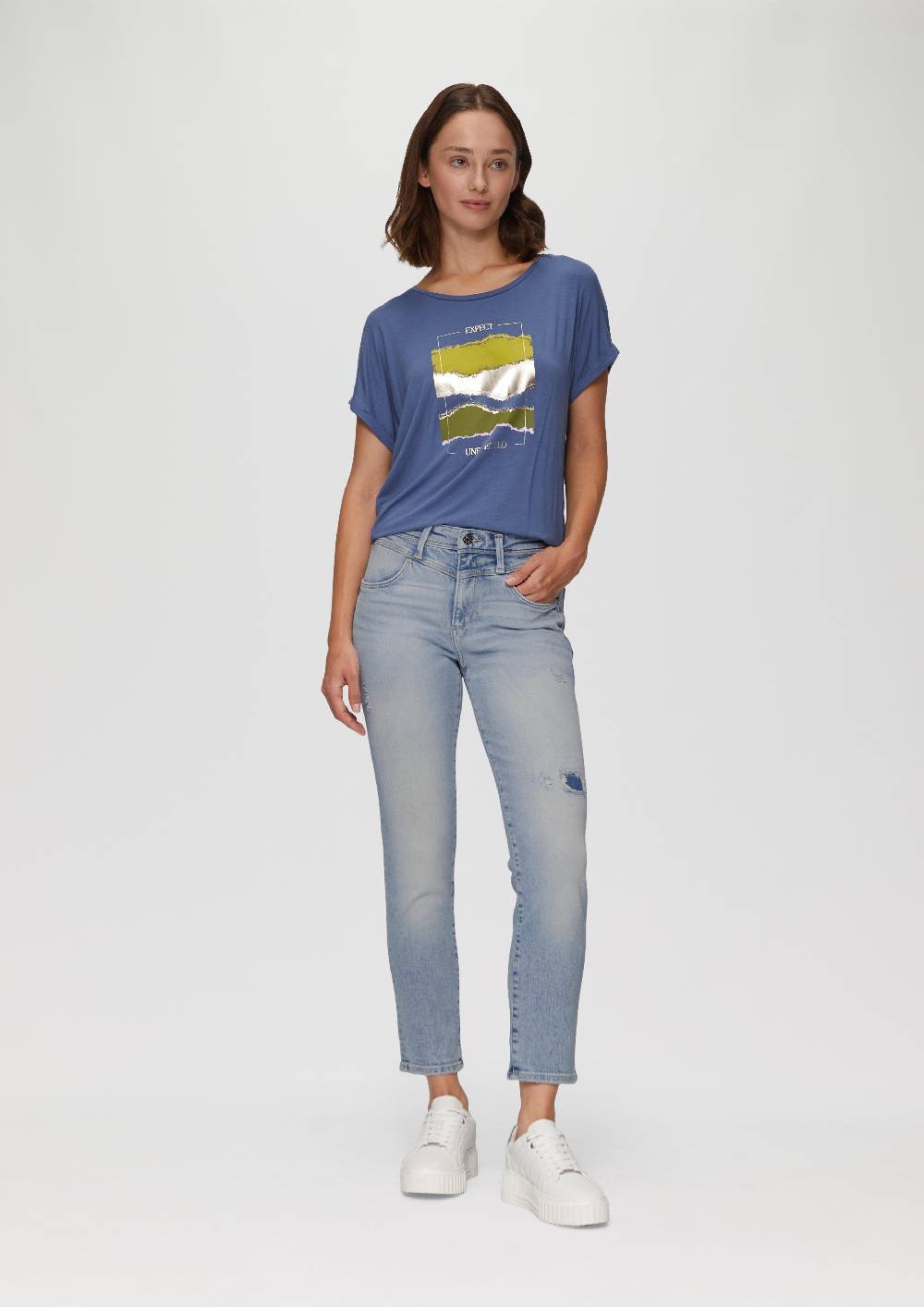 S.Oliver Ankle-Jeans Betsy / Slim Fit / Mid Rise / Slim Leg