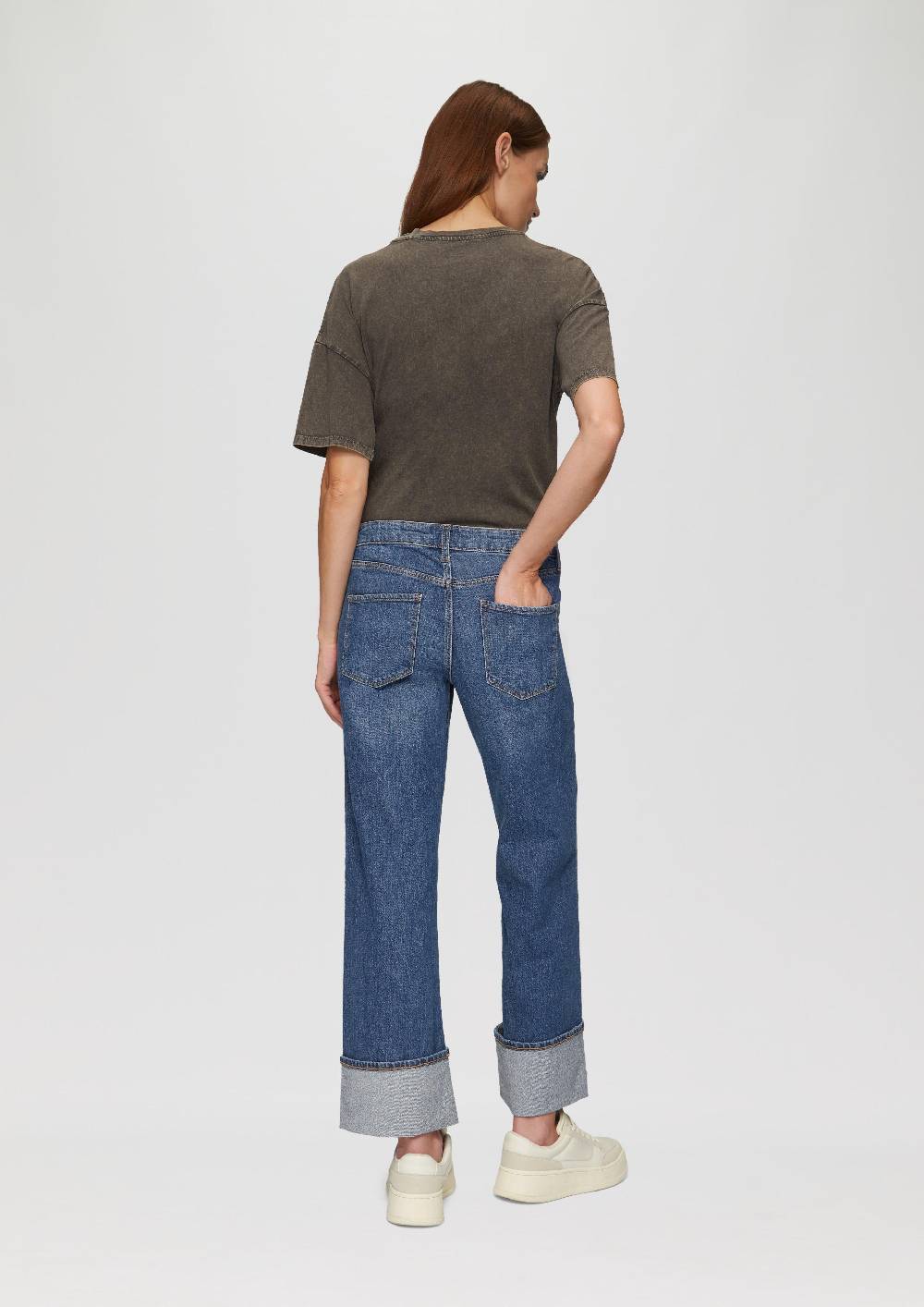 S.Oliver Ankle-Jeans Catie / Slim Fit / Low Rise / Wide Leg