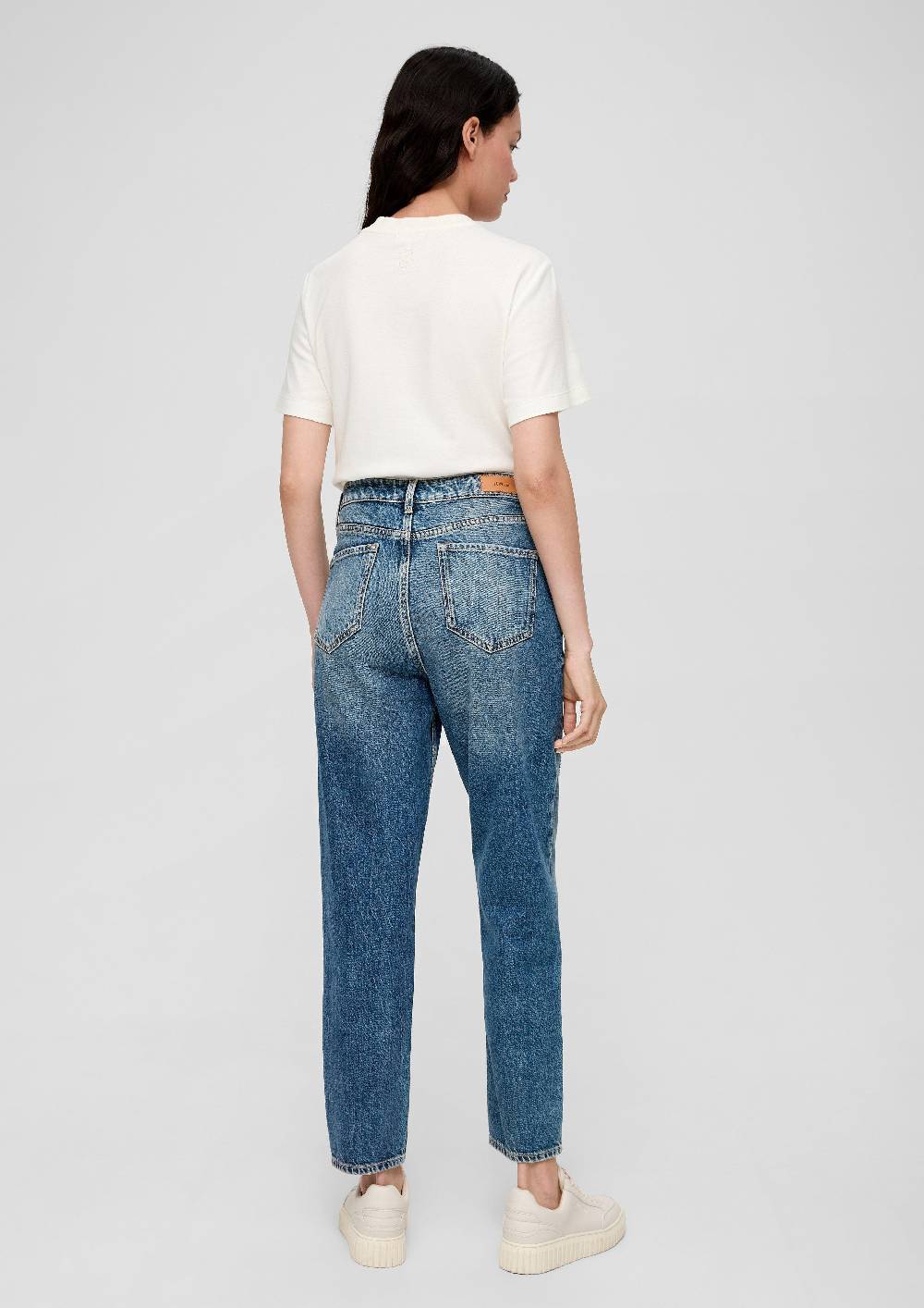 S.Oliver Ankle-Jeans Mom / Relaxed Fit / High Rise / Tapered Leg