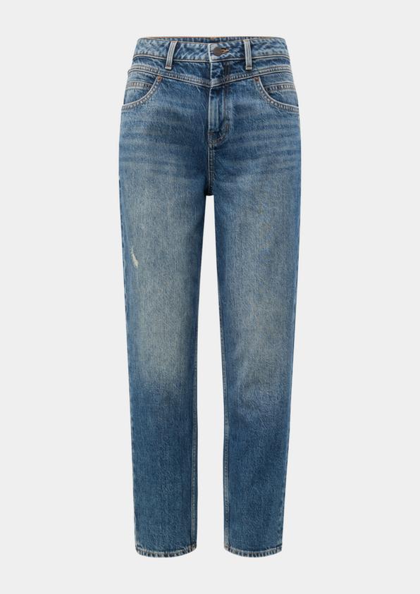 s.Oliver Ankle-Jeans Mom / Relaxed Fit / High Rise / Tapered Leg