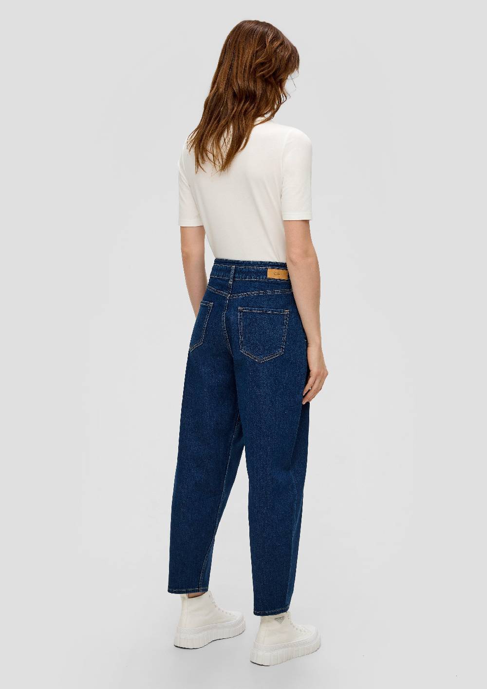 S.Oliver Ankle Jeans / Regular Fit / High Rise / Barrel Leg