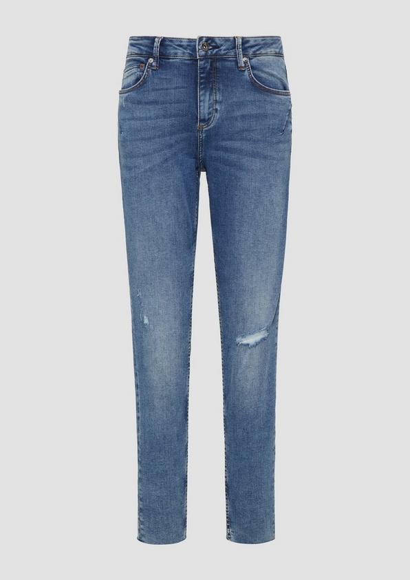 s.Oliver Ankle-Jeans Sadie / Skinny Fit / Mid Rise / Skinny Leg / Superstretch