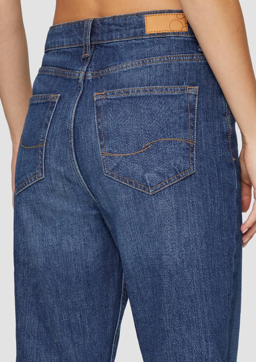 S.Oliver Ankle-Jeans Tizie / Slim Fit / High Rise / Tapered Leg / Inch Sizes