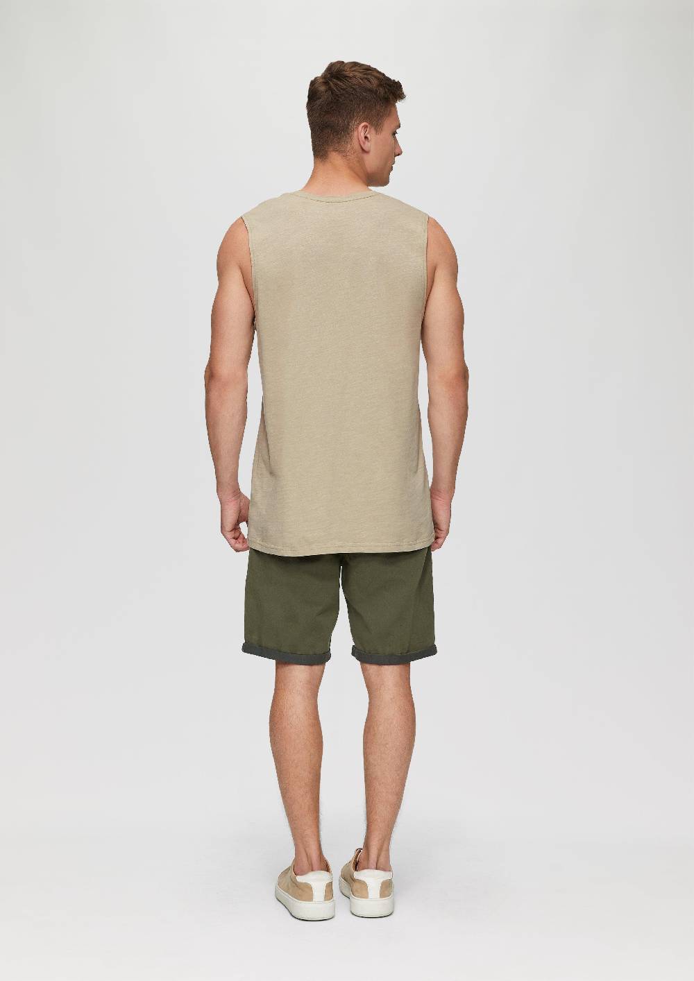 S.Oliver Ärmelloses Shirt Aus Baumwolle Mit Logo-Detail