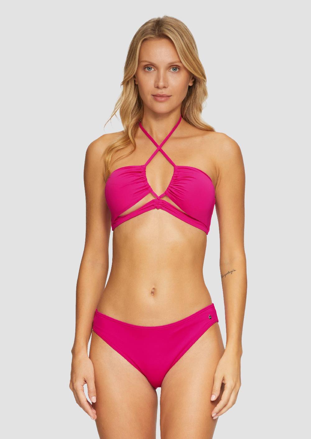 S.Oliver Bandeau-Bikinitop Mit Raffinierten Details