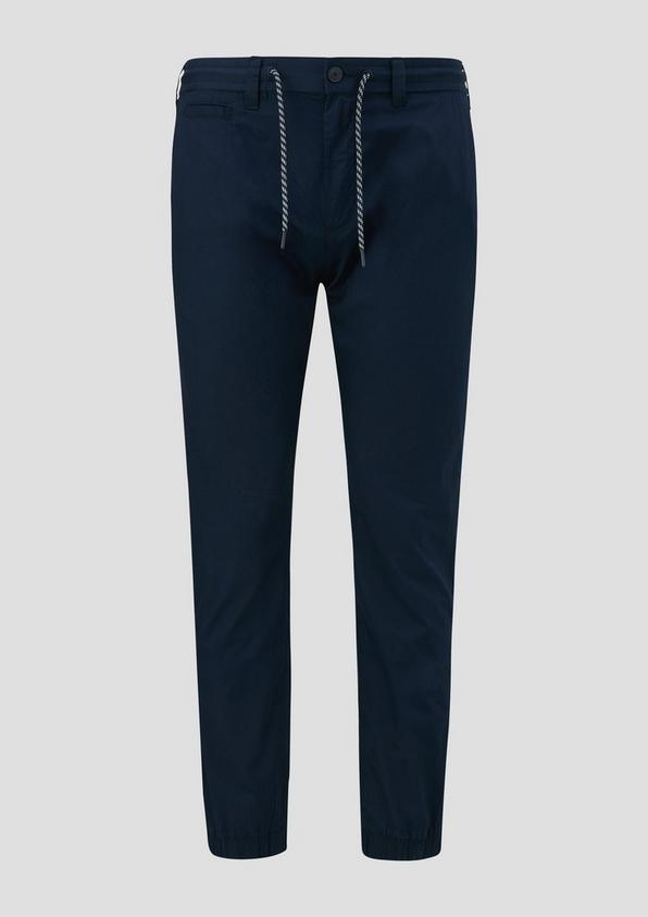 s.Oliver Baumwoll-Hose mit elastischem Bund und Print-Detail