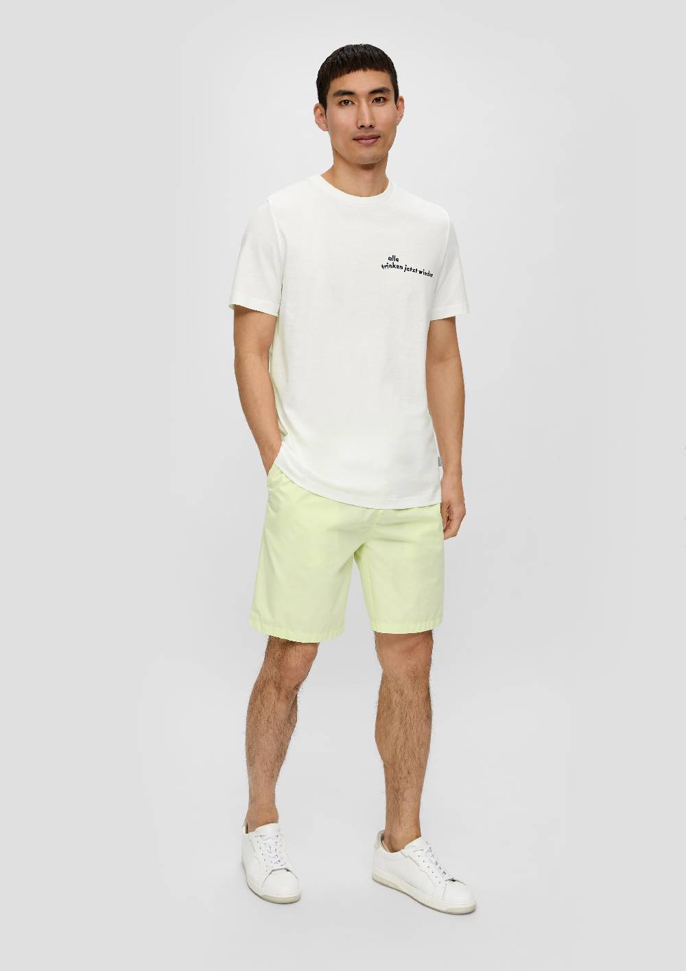 S.Oliver Baumwoll-T-Shirt Mit Crew Neck Und Sinalco®-Print