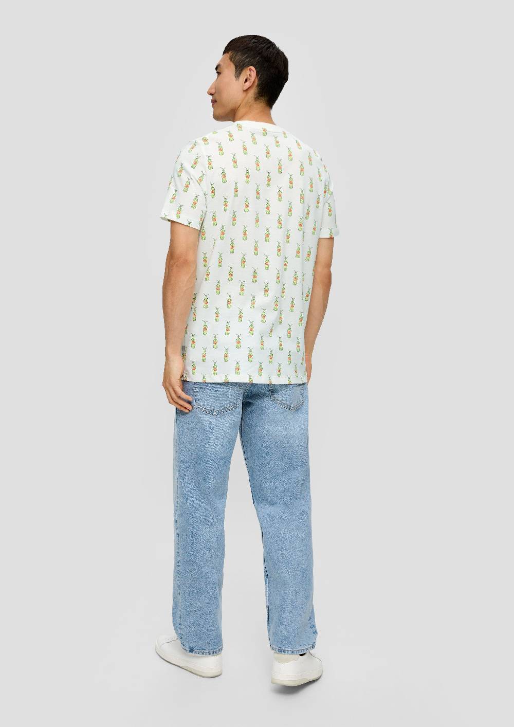 S.Oliver Baumwoll-T-Shirt Mit Crew Neck Und Sinalco®-Print