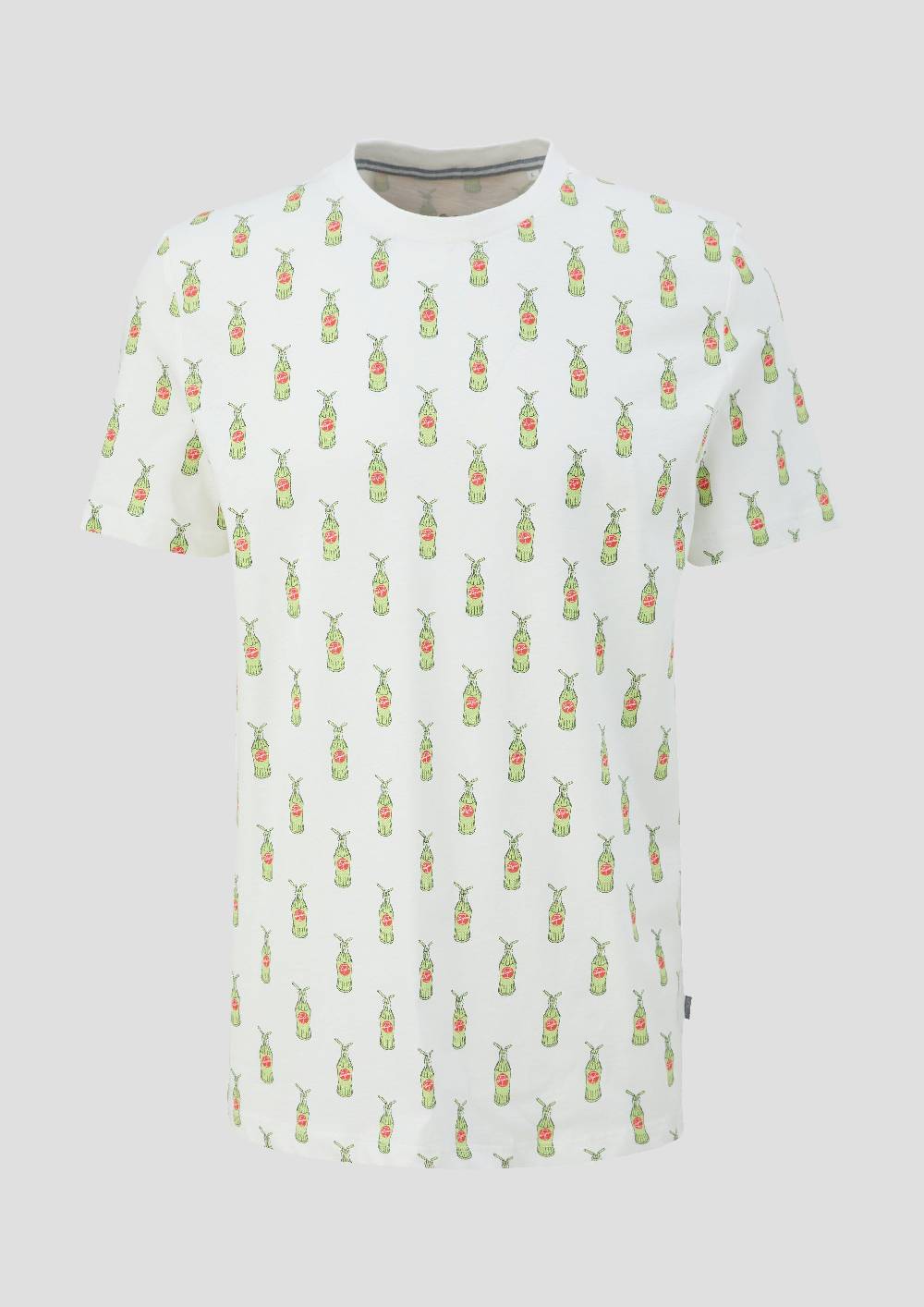 S.Oliver Baumwoll-T-Shirt Mit Crew Neck Und Sinalco®-Print